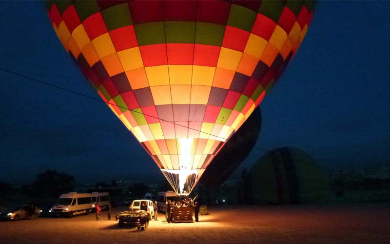 hot air balloon tour from okurcalar