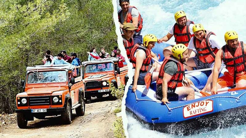rafting and jeep safari in okurcalar
