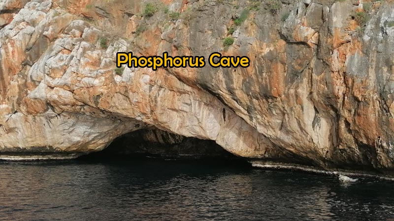 visit phosphorus-cave with luxury yacht