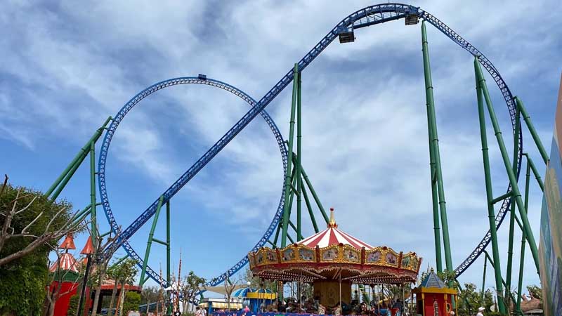 land of legends roller coaster from okurcalar