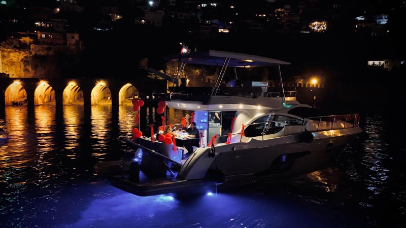 celebration on yacht price