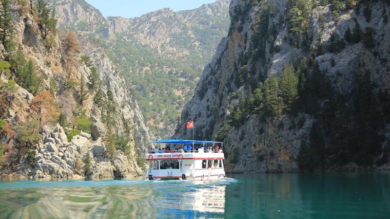 green canyon boat trip okurcalar